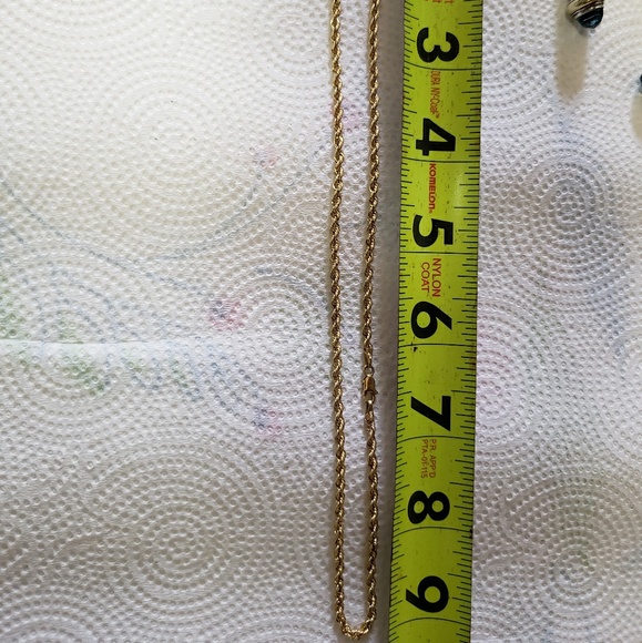 10k gold hollow necklace NWOT - Picture 5 of 6